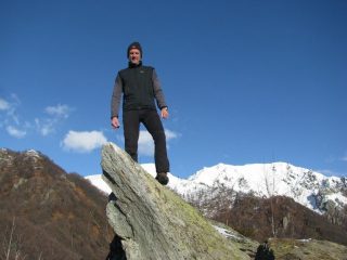 Franco sulla max sommità della Cima Piriè