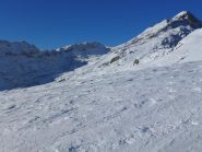 al centro punta pian di spigo con a dx il colle della forca e il tovo