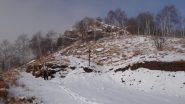 arrivando alle Rocche di San Martino