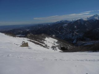 scendendo dalla Sella