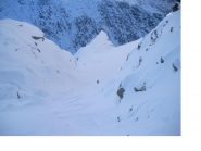 Scendendo nel vallone della Moja..