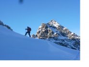Daniele batte pista..nell'imminenza della discesa..
