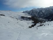 tratto con neve crostosa/ventata