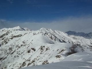 A sx Massa del Turlo a dx Forcolaccia (cresta Val Strona)