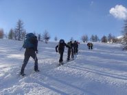 salita a sinistra delle seggiovie