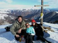 In cima con Enrica e Francesca