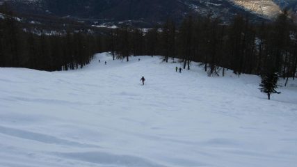 Pistone con bella neve...