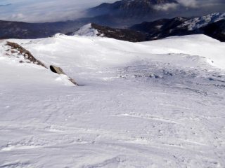 neve super compatta in alto