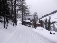 da Mascognaz comodo rientro sul battuto