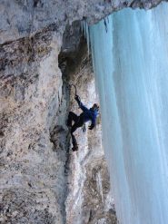 Filippo in strapiombo sul dry