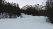 Si sale lungo le piste...