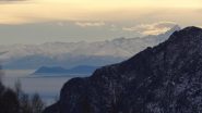 vista sul Monviso scendendo dalla Torretta