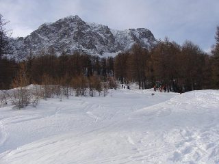 i pendii sopra il rifugio