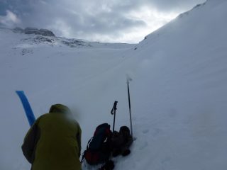 gonfie in vista e vento forte. Si torna