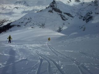 tratto intermedio in discesa