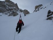 Canale finale con uscita in cresta