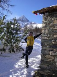 sosta all'Alpe Balmasse con Monviso