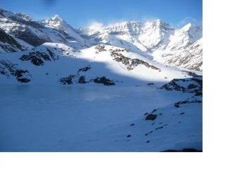 Il lago Nero..nella cornice del Rocciamelone..