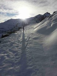 Strada accesso dorsale