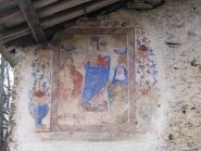 Dipinto su baita a Magna Fioria