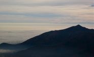 il mousinè e la pianura dalla fine della cresta