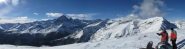 Panorama sul Viso dal Briccas