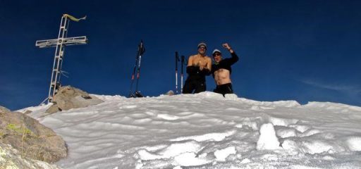 certo non caldo ma neppure freddissimo, in punta ci cambiamo