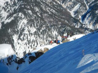 la croix carail vista dalla cresta superiore