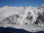 sullo sfondo, centrale, il Monte Tabor; sulla sinistra il Monte Challange;