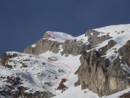 percorso salita e breve discesa dalla cima sud