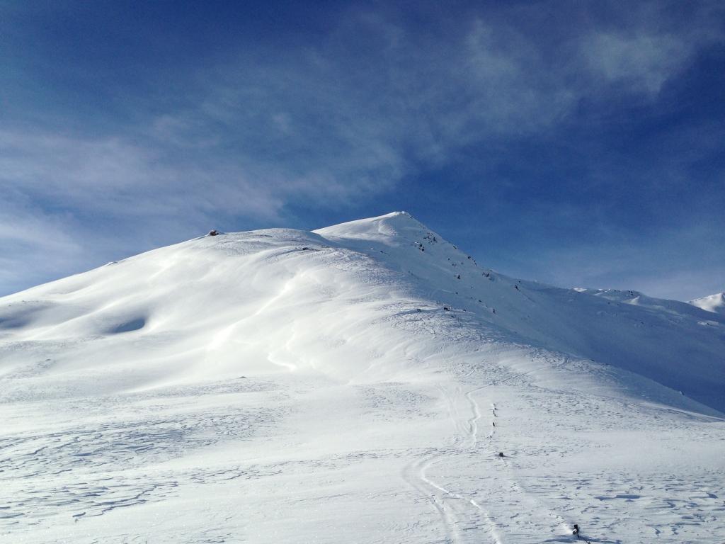 Pendio finale e vetta