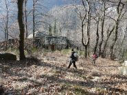 Durante la discesa da Artà, l'arrivo a Rubello  ... a chiudere l'anello