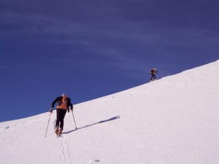 inizio del pendio