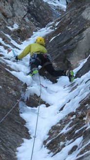 Enrico sulla seconda lunghezza