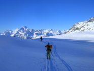 Il Monte Disgrazia sullo sfondo