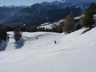 pendio sotto baita 2058m
