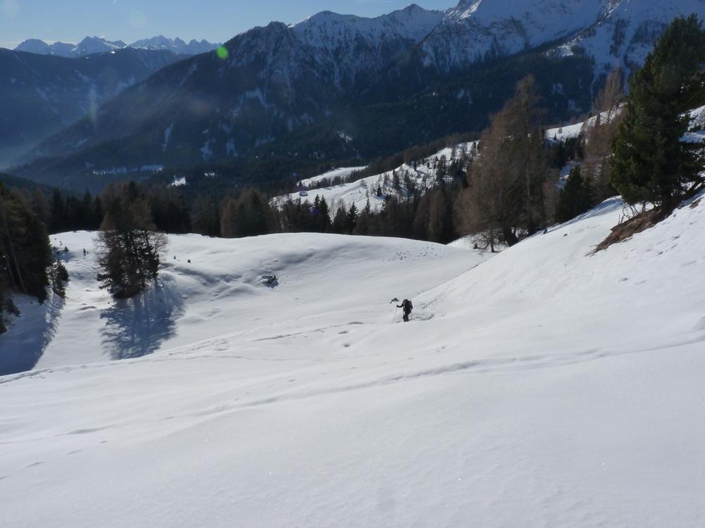 pendio sotto baita 2058m