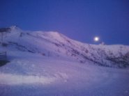 Pian Muné, il Monviso e la luna