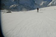 fino agli ultimi pendii sopra il piano, la neve che si trova è questa