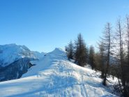 La cima dal colletto, tracce e cornici