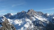 la catena settentrionale delle Pale di San Martino dalla vetta