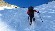 Maria Carla impegnata nel pendio-canale (31-12-2012)