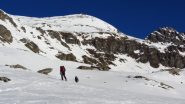 arrivando al pianoro che precede di poco la Bergerie del Laus (31-12-2012)