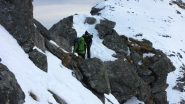 lungo la cresta Est della Punta della Gavia