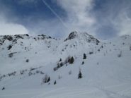 salita sopra il rifugio