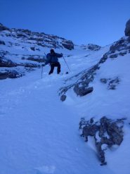 Alberto nel canalino