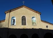 La facciata del Santuario