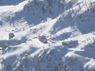 Il santuario di Sant' Anna di Vinadio visto dal passo di Bravaria.