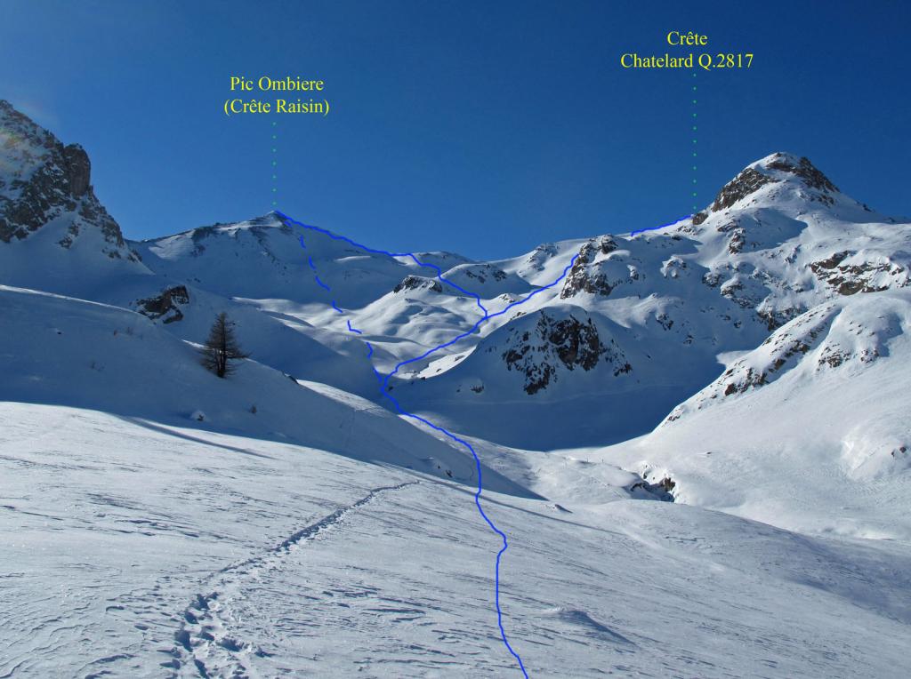 Itinerario dal Rifugio Chardonnet
