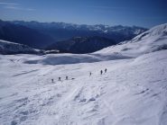 il gruppo in salita....